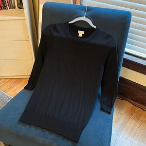J Crew 3/4 Sleeve Merino Wool Sweater